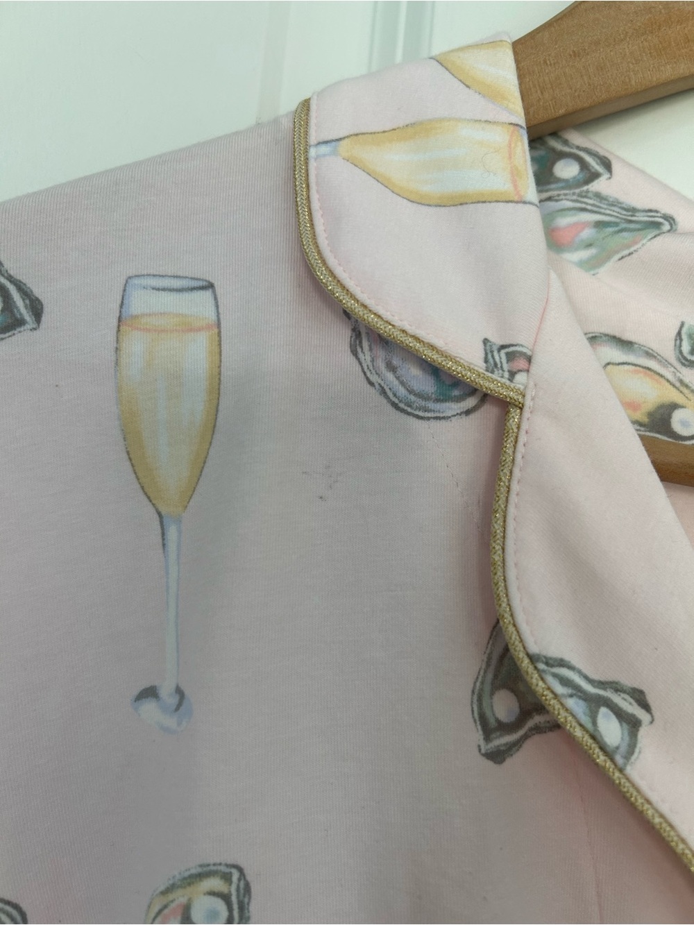 BedHead PJs Oysters & Champagne Pajama Set Pink NWT size 2x - Picture 9 of 16